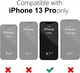 Apple iPhone 13 Pro Hoesje Camera Bescherming Dun TPU Back Cover Zwart afbeelding 7
