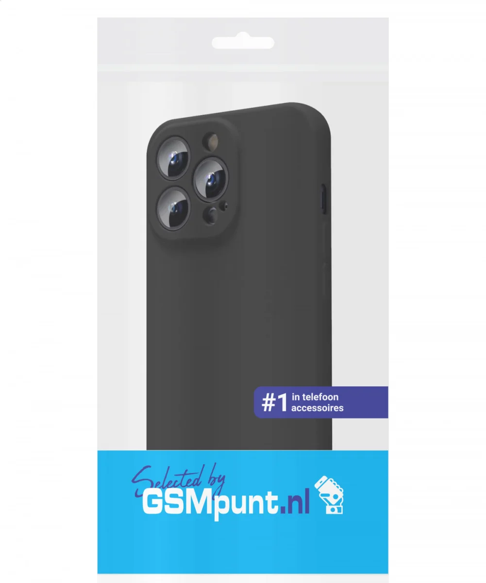 Apple iPhone 13 Pro Hoesje Camera Bescherming Dun TPU Back Cover Zwart afbeelding 8