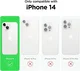 Apple iPhone 14 Hoesje met Camera Bescherming Dun TPU Back Cover Zwart afbeelding 6