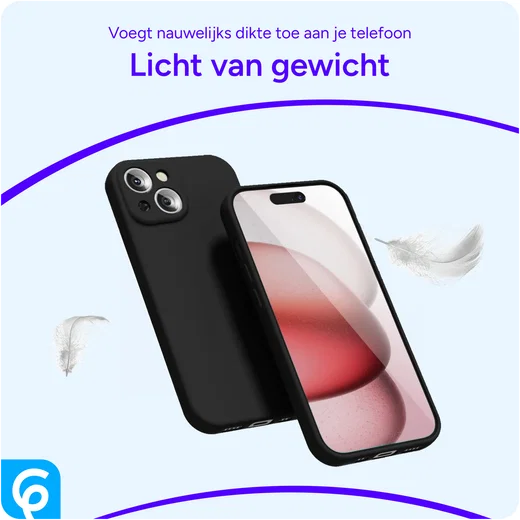 iPhone 15 Pro silicone hoesje met MagSafe (transparant