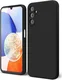 Samsung Galaxy A14 Hoesje Camera Bescherming Dun TPU Back Cover Zwart