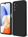 Samsung Galaxy A14 Hoesje Camera Bescherming Dun TPU Back Cover Zwart