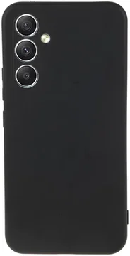 Samsung Galaxy A34 Hoesje Camera Bescherming Dun TPU Back Cover Zwart