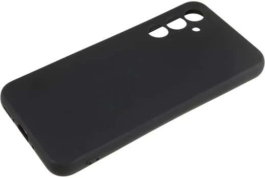 Samsung Galaxy A34 Hoesje Camera Bescherming Dun TPU Back Cover Zwart afbeelding 4