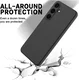 Samsung Galaxy A34 Hoesje Camera Bescherming Dun TPU Back Cover Zwart afbeelding 2