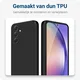 Samsung Galaxy A54 Hoesje Camera Bescherming Dun TPU Back Cover Zwart afbeelding 5