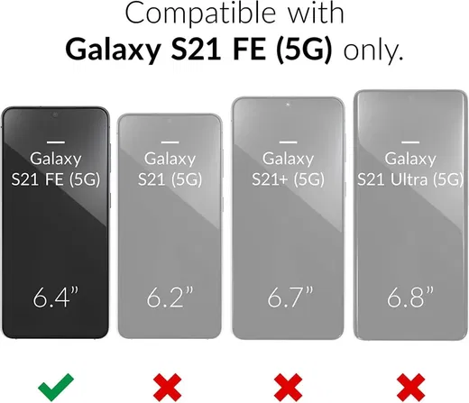 Samsung Galaxy S21 FE Hoesje met Camera Bescherming Dun TPU Zwart afbeelding 5