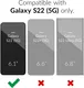 Samsung Galaxy S22 Hoesje Camera Bescherming Dun TPU Back Cover Zwart afbeelding 6