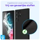 Samsung Galaxy S22 Ultra Hoesje met Camera Bescherming Dun TPU Zwart afbeelding 3