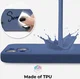 Apple iPhone 13 Hoesje met Camera Bescherming Dun TPU Donkerblauw afbeelding 3