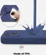 Apple iPhone 15 Hoesje met Camera Bescherming Dun TPU Back Cover Navy afbeelding 4