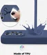 Apple iPhone 15 Pro Hoesje met Camera Bescherming Dun TPU Donkerblauw afbeelding 4