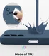 Samsung Galaxy A14 Hoesje met Camera Bescherming Dun TPU Donkerblauw afbeelding 3