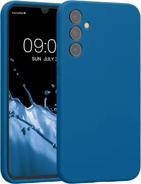 Samsung Galaxy A34 Hoesje met Camera Bescherming Dun TPU Donkerblauw