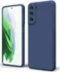 Samsung Galaxy S21 Hoesje met Camera Bescherming Dun TPU Donkerblauw