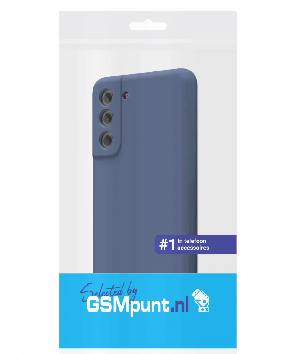 Samsung Galaxy S21 Hoesje met Camera Bescherming Dun TPU Donkerblauw afbeelding 6