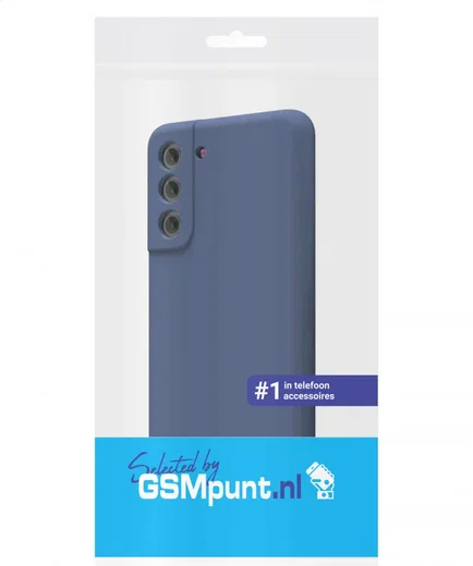 Samsung Galaxy S21 Hoesje met Camera Bescherming Dun TPU Donkerblauw afbeelding 6