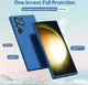 Samsung Galaxy S22 Ultra Hoesje Camera Bescherming Dun TPU Donkerblauw afbeelding 2