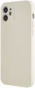 Apple iPhone 12 Hoesje met Camera Bescherming Dun TPU Back Cover Beige