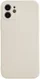 Apple iPhone 12 Hoesje met Camera Bescherming Dun TPU Back Cover Beige afbeelding 2