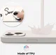 Apple iPhone 14 Hoesje met Camera Bescherming Dun TPU Back Cover Beige afbeelding 3