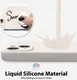 Apple iPhone 15 Hoesje met Camera Bescherming Dun TPU Back Cover Beige afbeelding 4