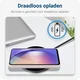 Samsung Galaxy A54 Hoesje Camera Bescherming Dun TPU Back Cover Beige afbeelding 2