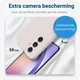 Samsung Galaxy A54 Hoesje Camera Bescherming Dun TPU Back Cover Beige afbeelding 4