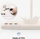 Samsung Galaxy S21 Hoesje Camera Bescherming Dun TPU Back Cover Beige afbeelding 3