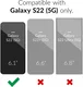Samsung Galaxy S22 Hoesje Camera Bescherming Dun TPU Back Cover Beige afbeelding 6