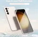 Samsung Galaxy S23 Hoesje Camera Bescherming Dun TPU Back Cover Beige afbeelding 2