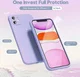 Apple iPhone 11 Hoesje met Camera Bescherming Dun TPU Back Cover Lila afbeelding 2
