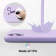 Apple iPhone 11 Hoesje met Camera Bescherming Dun TPU Back Cover Lila afbeelding 3