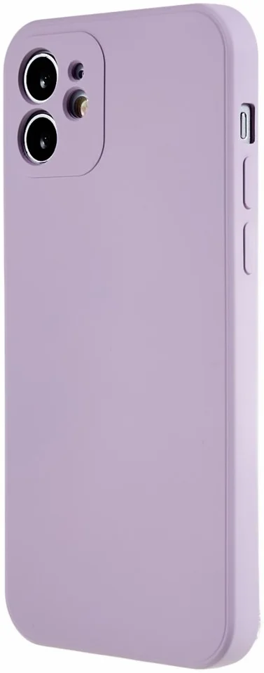 Apple iPhone 12 Hoesje met Camera Bescherming Dun TPU Back Cover Lila afbeelding 1