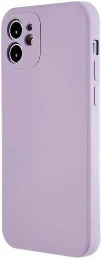 Apple iPhone 12 Hoesje met Camera Bescherming Dun TPU Back Cover Lila afbeelding 1