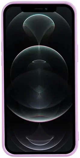 Apple iPhone 12 Pro Hoesje Camera Bescherming Dun TPU Back Cover Lila afbeelding 4