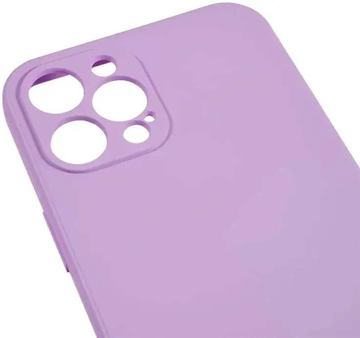 Apple iPhone 12 Pro Hoesje Camera Bescherming Dun TPU Back Cover Lila afbeelding 6