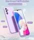 Samsung Galaxy A14 Hoesje Camera Bescherming Dun TPU Back Cover Lila afbeelding 2