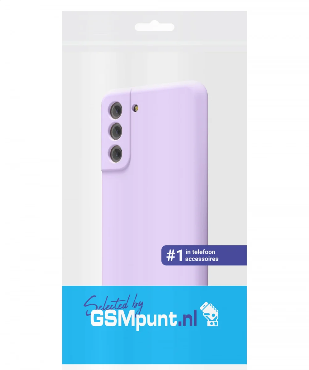 Samsung Galaxy S21 Hoesje Camera Bescherming Dun TPU Back Cover Lila afbeelding 7