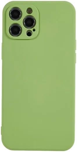 Apple iPhone 12 Pro Hoesje Camera Bescherming Dun TPU Back Cover Groen afbeelding 2