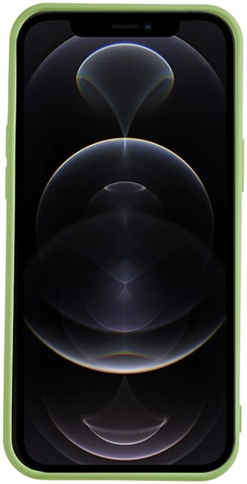 Apple iPhone 12 Pro Hoesje Camera Bescherming Dun TPU Back Cover Groen afbeelding 3