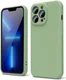 Apple iPhone 13 Pro Hoesje Camera Bescherming Dun TPU Back Cover Groen afbeelding 1