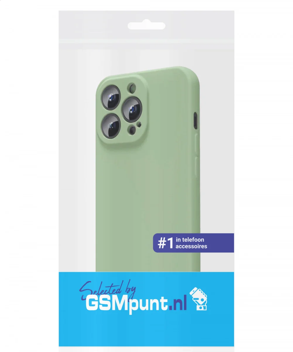 Apple iPhone 13 Pro Hoesje Camera Bescherming Dun TPU Back Cover Groen afbeelding 7