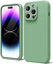 Apple iPhone 14 Pro Max Hoesje met Camera Bescherming Dun TPU Groen