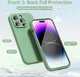 Apple iPhone 14 Pro Max Hoesje met Camera Bescherming Dun TPU Groen afbeelding 3