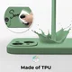 Apple iPhone 14 Pro Max Hoesje met Camera Bescherming Dun TPU Groen afbeelding 4