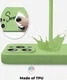 Apple iPhone 15 Pro Hoesje Camera Bescherming Dun TPU Back Cover Groen afbeelding 3