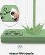 Apple iPhone 15 Pro Max Hoesje met Camera Bescherming Dun TPU Groen afbeelding 3