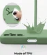 Samsung Galaxy A14 Hoesje Camera Bescherming Dun TPU Back Cover Groen afbeelding 3