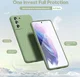 Samsung Galaxy S21 Hoesje Camera Bescherming Dun TPU Back Cover Groen afbeelding 2